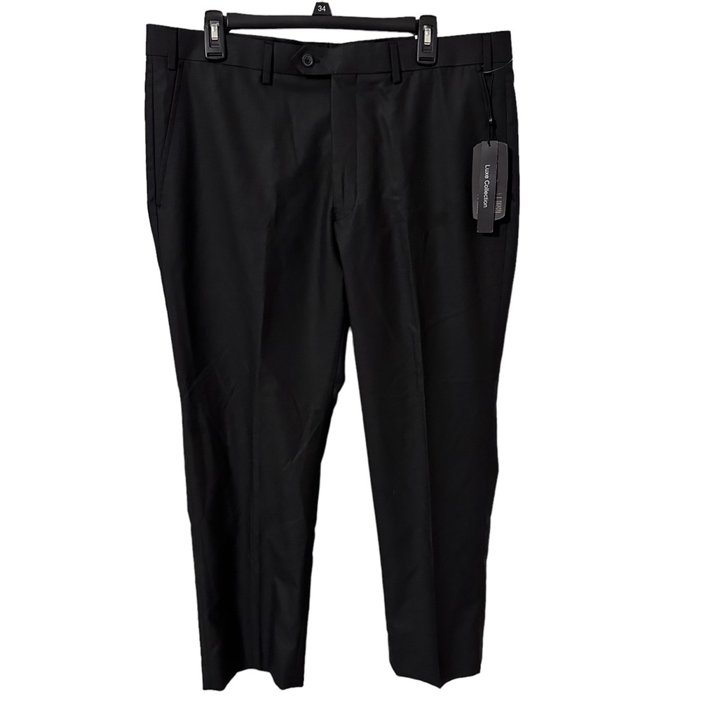 GREG NORMAN - MEN'S 38 X 30 - CHARCOAL GRAY‎ SLIM FIT SLACK PANTS NWT
